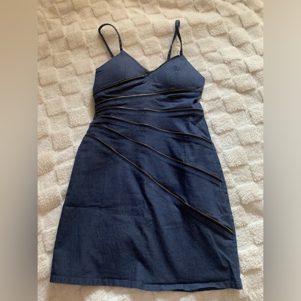 Y2K Solanis Zipper design dress